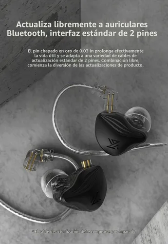 Vista 9 de KZ ZEX - Auriculares electrostáticos + 1 auricular dinámico con cables