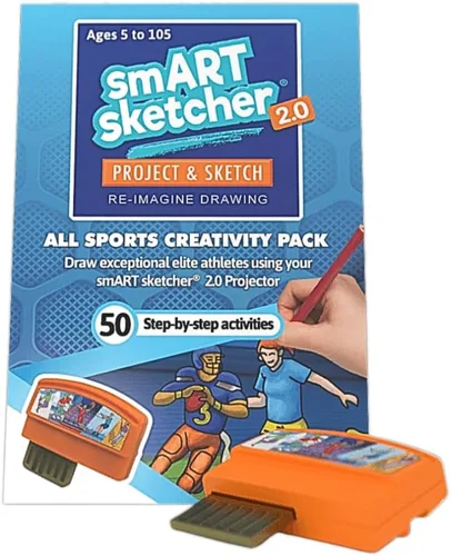 Vista 2 de Flycatcher Smart Sketcher 2.0 Cartucho – Todos los deportes – Más de 50 actividades paso a paso – Paquete de expansión para niños a partir de 5 años