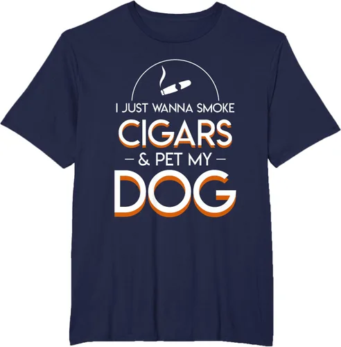 Vista 44 de Solo quiero fumar cigarros y mascotas a los amantes de los perros de mi perro, Negro, S
