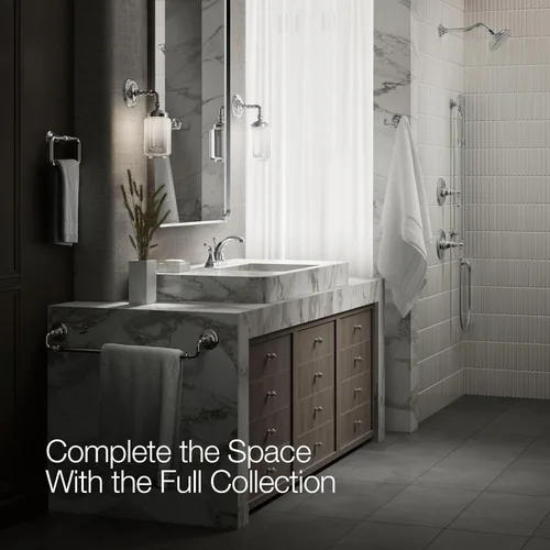 Vista 11 de Kohler K-393-N4-CP Devonshire - Juego de llaves de lavabo, 393-N4-CP