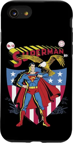 Vista 13 de Funda para iPhone 14 DC Comics Superman American Hero Vintage Comic Book