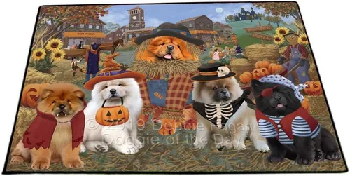 Vista 27 de Doggie of the Day Chow Chow Dogs Floor Mat - 4th of July Independence Day - Best Dog Doormat - Protector Decor - Unique Portrait Art - Premium