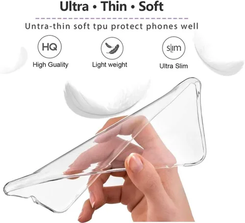 Vista 6 de Samsung Galaxy S23 - Funda protectora de goma TPU flexible de absorción de golpes para Galaxy S23, funda transparente de 6.1 pulgadas