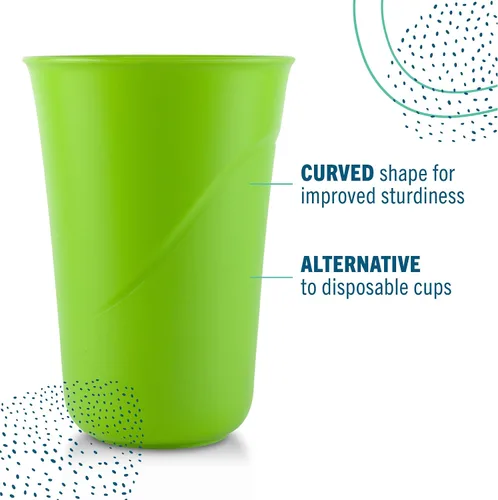 Vista 7 de Preserve Vasos Everyday de 16 onzas, paquete de 4, rojo pimienta