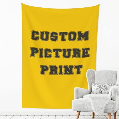Vista 16 de GSHUJBV Tapiz personalizado para subir imágenes de fondo, tapiz personalizado para colgar en la pared, imprime cualquiera de tus diseños, pancartas