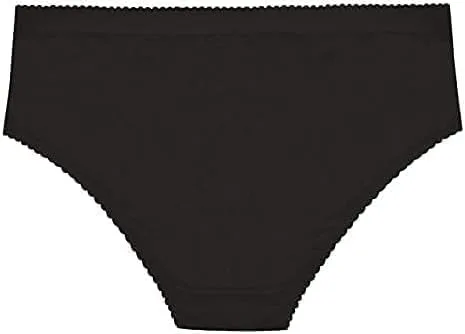 Vista 4 de Clossy London Ropa interior de algodón para mujer, braguitas transpirables, de cintura alta, ropa interior femenina