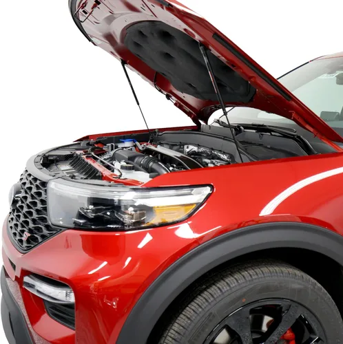 Vista 4 de Redline Tuning 21-11036-02 - Puntales de capó QuickLIFT Plus compatibles con Ford Explorer 2020+ (todos los componentes negros) Compatible
