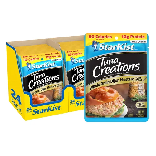 Vista 26 de StarKist Tuna Creations Ginger Sesame - Sabor de jengibre y sésamo para atún 14g Protein Per Serving, Wild Caught, Shelf Stable Seafood, Gluten