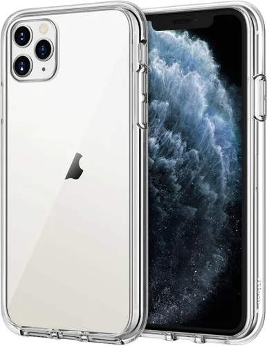 Vista 7 de JETech Funda para iPhone 11 Pro Max, antiamarilleo, color negro