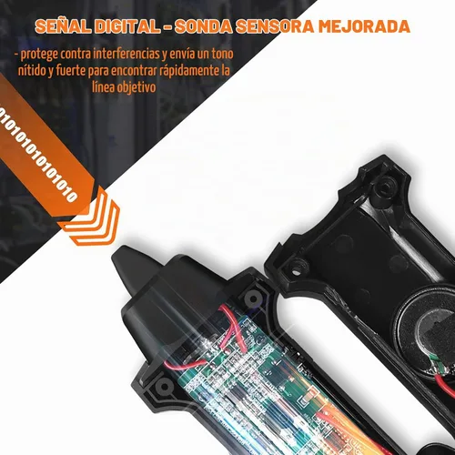 Vista 2 de EnginDOT - Probador de cables Multifunción, buscador de cables para Ethernet LAN, mantenimiento de cables de red, colación, prueba de línea
