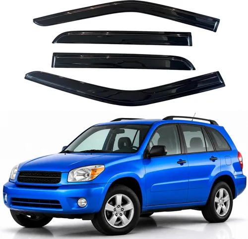 Vista 290 de Visera de ventana IG para Ford Focus Sedán y Hatchback 2012-2018, Protector de ventana lateral para lluvia y viento estilo Mugen, extra duradero