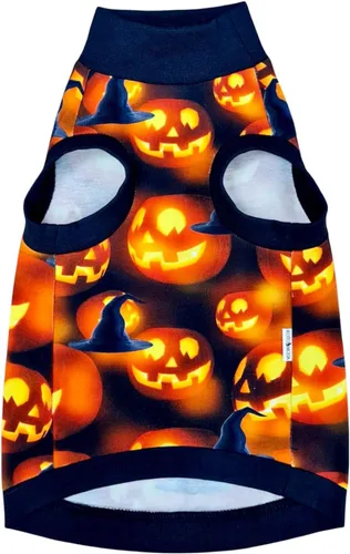 Vista 6 de Camiseta de gato sin pelo Luciano's Halloween para Sphynx y gato desnudo (XS)