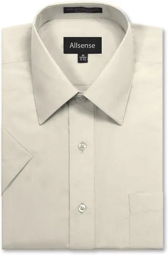 Vista 17 de Allsense Camisa de vestir de manga corta de ajuste regular para hombre