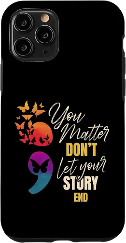 Vista 29 de Semicolon Mental Health Awareness Prevention Case for iPhone 17