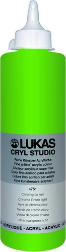 Vista 27 de Lukas CRYL Studio Artist - Pintura acrílica para artistas, Alizarín Carmesí, botella de 250 ml - Pinturas acrílicas de alto pigmento para pintar
