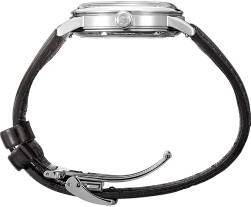 Vista 2 de SEIKO Presage Red SRPE41 Reloj automático de cuero marrón Rojo - Reloj automático