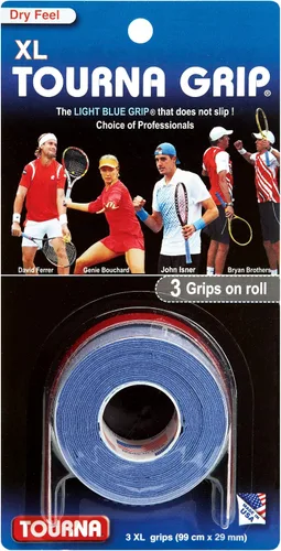 Vista 7 de Tourna Grip XL, agarre para raqueta de tenis, sensación seca original