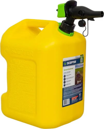 Vista 14 de Scepter FSCD552 - Recipiente de combustible con boquilla SmartControl a prueba de derrames, bidón amarillo para diésel, 5 galones (4 unidades)