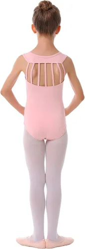 Vista 6 de danswan Leotardos para niñas de baile, ballet, gimnasia, leotardo (niños pequeñosniños grandes)