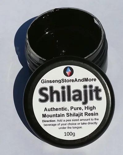 Vista 2 de 1000 porciones Shilajit (3.53 oz), auténtica, pura, resina Shilajit de alta montaña Increíble fuente de ácido fúlvico, minerales traza, energía