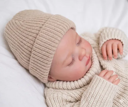 Vista 7 de Pinky Reborn Muñecas de Bebé de 19 Pulgadas Muñeca Realista de Bebé Recién Nacido Muñeca de Bebé Reborn Muñecas de Vinilo Bebe Juguete para Niños