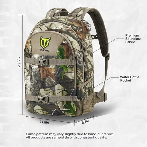 Vista 6 de TIDEWE - Mochila de caza para hombre, 25L, ligera, para caza de ciervos