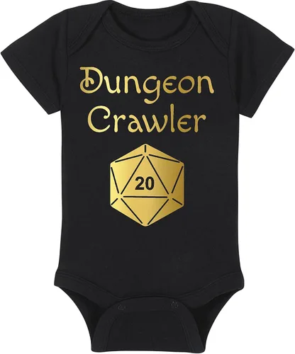 Vista 15 de Dungeon Crawler with Dice - Gaming Baby Onesie - Hat - Blanket - Bib Package Combinations
