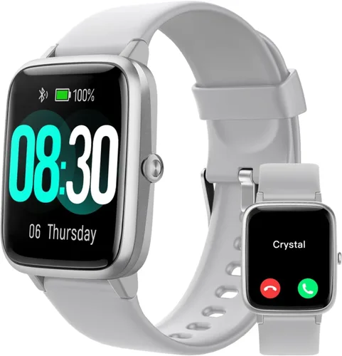 Vista 11 de GRV Reloj inteligente para mujer, llamada Bluetooth, para iPhone Android Rosa bebé