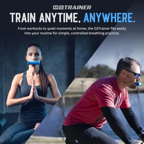 Vista 8 de O2Trainer Breathing Muscle Training Device Lung Power & Endurance Tool for Athletes, Singers & High-Altitude Performance Diaphragmatic