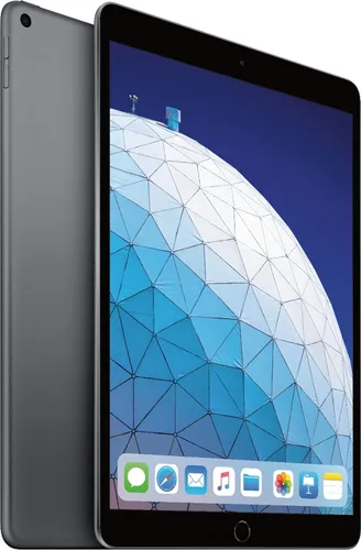 Vista 2 de Apple iPad Air 2019 de 3ª generación, 10.5 pulgadas, Wi-Fi + Cellular, 64 GB, gris espacial (renovado)