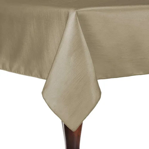 Vista 50 de Ultimate Textile - Paquete de 2 manteles rectangulares reversibles de satén Shantung - Majestic - Mantel rectangular de 60 x 108 pulgadas
