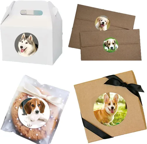 Vista 5 de Pegatinas de perro de 1.5 pulgadas para niños, profesores, regalos