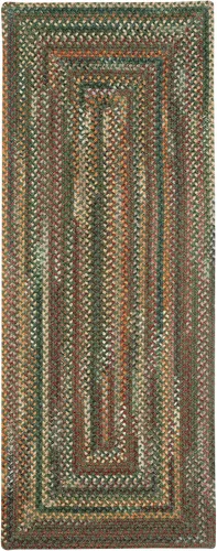 Vista 44 de Capel American Heritage Barn Blue Alfombra Trenzada de Cesta de 0' 12" Azul granero