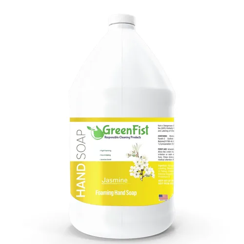 Vista 24 de Recargas de jabón de manos con espuma GreenFist Aroma a Almendra y Cereza Botella de espuma fabricada en EE. UU., 128 onzas (1 galón)