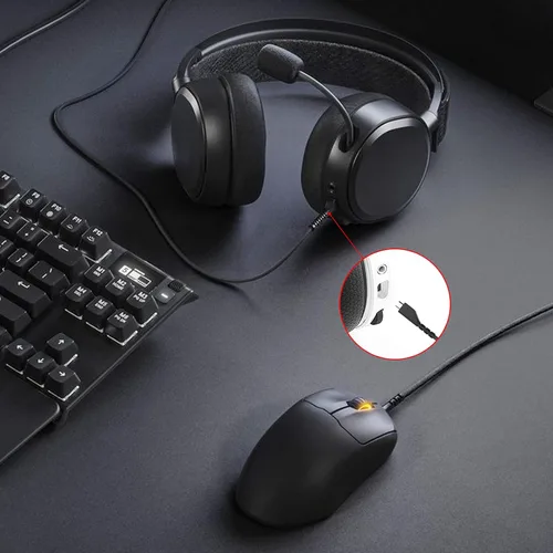 Vista 6 de Cable de repuesto para auriculares Arctis 3 Arctis 5, compatible con Arctis 3, Arctis 5, Arctis 7, Arctis Pro Wireless, auriculares Arctis Pro