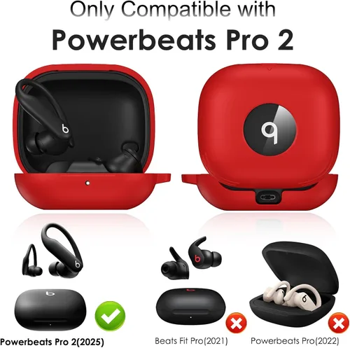 Vista 2 de Funda para Beats Powerbeats Pro 2, Funda Magnética a Prueba de Golpes para Auriculares Inalámbricos Powerbeats Pro 2 2025, Cubierta Protectora