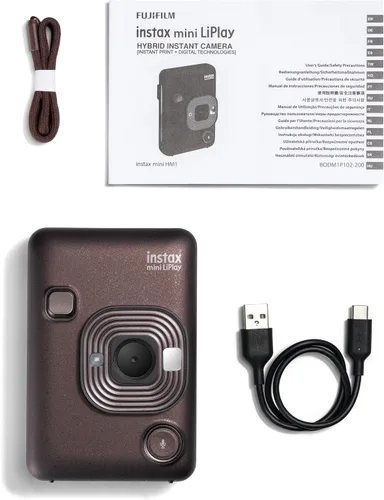 Vista 4 de Fujifilm Instax Mini LiPlay Bronze INS LIPLAY C Bronze VN Cámara Instantánea/Impresora Teléfono Inteligente