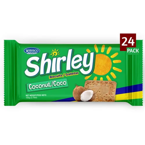 Vista 6 de Wibisco Shirley Biscuits, chocolate, 3.7 oz (paquete de 24)