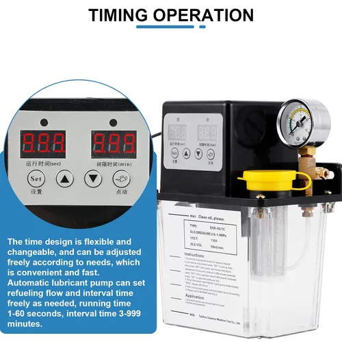 Vista 4 de MXBAOHENG Bomba de aceite lubricante automática Control numérico digital