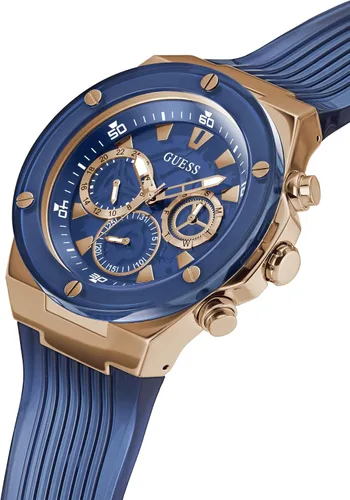Vista 5 de GUESS US Mens Blue Multifunction Watch one