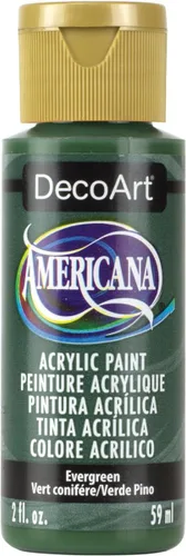 Vista 14 de DecoArt DAO83-3 Americana - Pintura acrílica, 2 onzas, color verde bosque negro