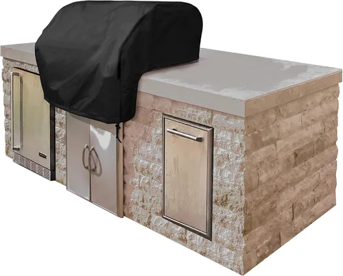 Vista 8 de Covermates Ultima - Funda para parrilla integrada, resistente al agua, 600D, de poliéster resistente al desgarro, con dobladillo con cordón