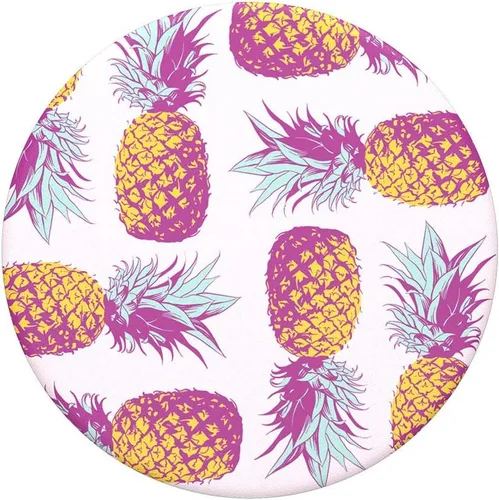 Vista 2 de PopSockets: PopGrip - Soporte extensible y agarre con una parte superior intercambiable para teléfonos y tabletas - Pineapple Modernist