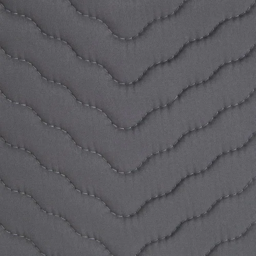 Vista 5 de Caja de microfibra lujosa acolchada para almacenar copas (15.5 pulgadas x 12.5 pulgadas x 10 pulgadas).