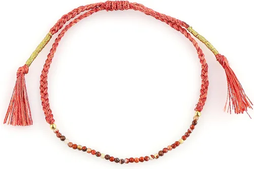 Vista 30 de Thecraftman - Pulsera trenzada de cuentas naturales, cristales energéticos, regalo para ella, pulsera de protección de hilo trenzado de mano