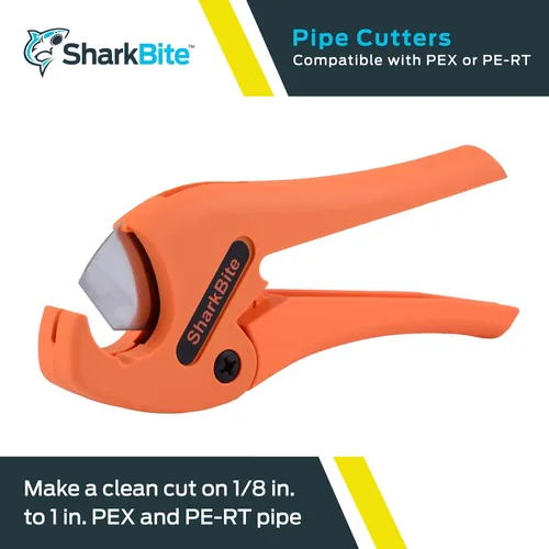 Vista 2 de SharkBite U701 Cortador de caños flexibles de 1/4 de pulgada, 3/8 de pulgada, 1/2 pulgada, 3/4 de pulgada y 1 pulgada