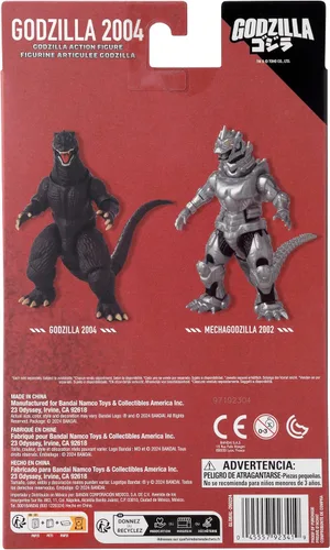 Vista 10 de Bandai Namco - Godzilla - Godzilla 2004, juego de figuras de acción de 6