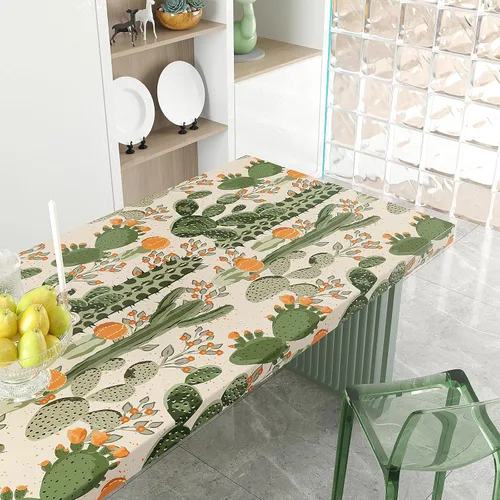 Vista 7 de VEELIKE Papel tapiz de cactus del desierto para despegar y pegar de 17.7 x 354 pulgadas, cactus verde, suculentas, flores, prepegado, extraíble