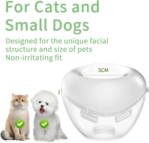 Vista 4 de Máscara inhaladora para gatos, máscara de oxígeno para gatos y cachorros, máscara y tubo de oxígeno para mascotas, adecuada para gatos y perros