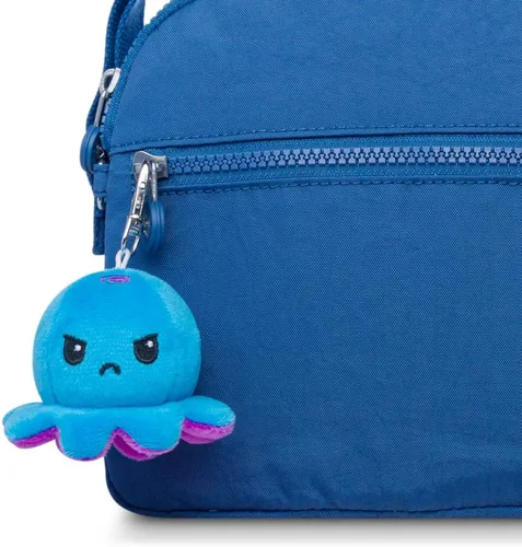 Vista 2 de TeeTurtle - Llavero de peluche (pulpo azul enojado)